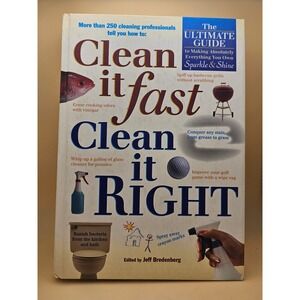 Clean it Fast Clean it Right The Ultimate Guide book